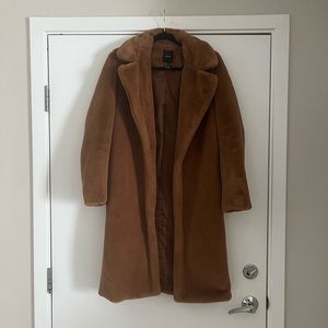 Faux fur coat